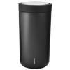 Mug thermos TO GO CLICK 200 ml, noir brillant, Stelton