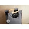 Poubelle pour recyclage 28 l, gris foncé, polyester, Eva Solo