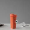 Mug avec couvercle ANYTIME EMMA 450 ml, orange, porcelaine, Viva Scandinavia
