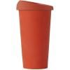 Mug avec couvercle ANYTIME EMMA 450 ml, orange, porcelaine, Viva Scandinavia