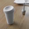 Mug avec couvercle ANYTIME EMMA 450 ml, blanc, porcelaine, Viva Scandinavia