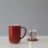Mug avec infuseur à thé MINIMA 500 ml, rouge, Viva Scandinavia