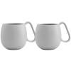Mug à thé NINA, set de 2 pc, 250 ml, gris, Viva Scandinavia