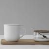 Mug avec infuseur à thé MINIMA EVA 350 ml, blanc, porcelaine, Viva Scandinavia