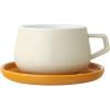 Tasse à thé avec soucoupe ELLA CLASSIC, 250 ml, jaune, Viva Scandinavia