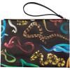 Pochette TOILETPAPER SNAKES 28 x 20 cm, noir, Seletti