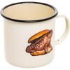 Mug TOILETPAPER TOAD 10 cm beige, émail, Seletti