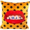 Coussin TOILETPAPER SHIT 50 x 50 cm, orange, Seletti