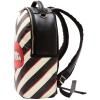 Sac à dos TOILETPAPER REGIMENTAL SHIT 43 cm, rayé, Seletti
