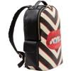Sac à dos TOILETPAPER REGIMENTAL SHIT 43 cm, rayé, Seletti