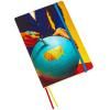 Cahier de notes TOILETPAPER GLOBE 21 x 14 cm, bleu, Seletti