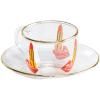 Tasse à expresso avec soucoupe TOILETPAPER TONGUE 50 ml, Seletti