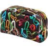 Trousse à maquillage TOILETPAPER SNAKES 23 x 13 cm, noir, Seletti