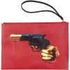 Pochette TOILETPAPER REVOLVER 28 x 20 cm, rouge, Seletti