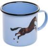Mug TOILETPAPER HORSE 10 cm, bleu, émail, Seletti