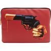 Housse d'ordinateur TOILETPAPER REVOLVER 34,5 x 25 cm, rouge, Seletti