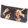 Trousse TOILETPAPER LIPSTICKS 21 x 9 cm, noir, Seletti