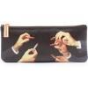 Trousse TOILETPAPER LIPSTICKS 21 x 9 cm, noir, Seletti