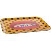 Plateau de service TOILETPAPER SHIT 32 x 43,5 cm, jaune, Seletti
