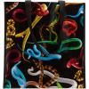 Sac shopper TOILETPAPER SNAKES 42 cm, noir, Seletti