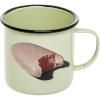 Mug TOILETPAPER SOAP 10 cm, vert, émail, Seletti