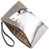 Pochette TOILETPAPER TWO OF SPADES 28 x 20 cm, gris, Seletti