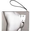 Pochette TOILETPAPER TWO OF SPADES 28 x 20 cm, gris, Seletti