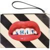 Pochette TOILETPAPER SHIT 28 x 20 cm, rayé, Seletti