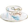 Tasse à expresso avec soucoupe TOILETPAPER SNAKES 50 ml, Seletti