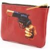 Pochette à maquillage TOILETPAPER REVOLVER 15,5 x 9,5 cm, rouge, Seletti