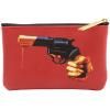 Pochette à maquillage TOILETPAPER REVOLVER 15,5 x 9,5 cm, rouge, Seletti