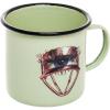 Mug TOILETPAPER EYE 10 cm, vert, émail, Seletti