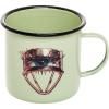 Mug TOILETPAPER EYE 10 cm, vert, émail, Seletti