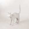 Lampe de table JOBBY THE CAT 52 cm, LED, blanc, Seletti