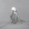 Lampe de table MONKEY SITTING 32 cm, blanc, Seletti