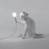 Lampe de table MONKEY SITTING 32 cm, blanc, Seletti