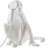 Lampe de table MONKEY SITTING 32 cm, blanc, Seletti