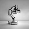 Lampe de table CUT & PASTE 58 cm, noir&blanc, Seletti