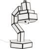 Lampe de table CUT & PASTE 58 cm, noir&blanc, Seletti
