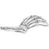 Figurine WUNDERKAMMER SKELETON HAND 24 cm, argent, aluminium, Seletti
