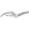Figurine WUNDERKAMMER SKELETON HAND 24 cm, argent, aluminium, Seletti