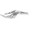 Figurine WUNDERKAMMER SKELETON HAND 24 cm, argent, aluminium, Seletti