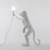Lampe de table MONKEY STANDING 54 cm, blanc, Seletti