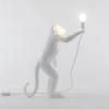 Lampe de table MONKEY STANDING 54 cm, blanc, Seletti