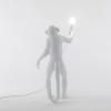 Lampe de table MONKEY STANDING 54 cm, blanc, Seletti