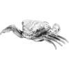 Figurine WUNDERKAMMER HOLY CRAB 32 cm, argent, aluminium, Seletti