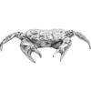 Figurine WUNDERKAMMER HOLY CRAB 32 cm, argent, aluminium, Seletti