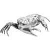 Figurine WUNDERKAMMER HOLY CRAB 32 cm, argent, aluminium, Seletti