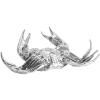 Figurine WUNDERKAMMER HOLY CRAB 32 cm, argent, aluminium, Seletti