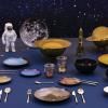 Saladier COSMIC DINER LUNAR 34 cm, laiton, Seletti